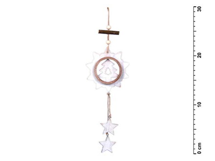Stromeček drevený 30cm záves HW- 52887B
