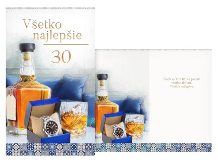 SK Blahoželanie k narodeninám 30 M11-541 T