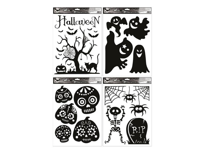 Okenná fólia 6850 čierné 30x42cm, Halloween
