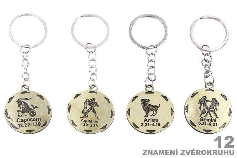 Kľúčenka W016519 guľatá - Zodiac