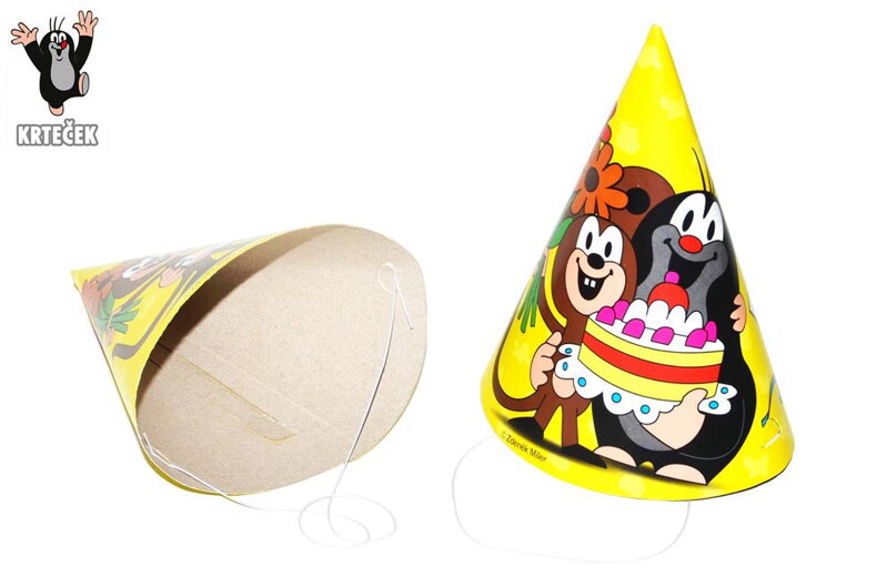 Párty W171003 čiapočka krtko a kamaráti 6 ks, 15 cm