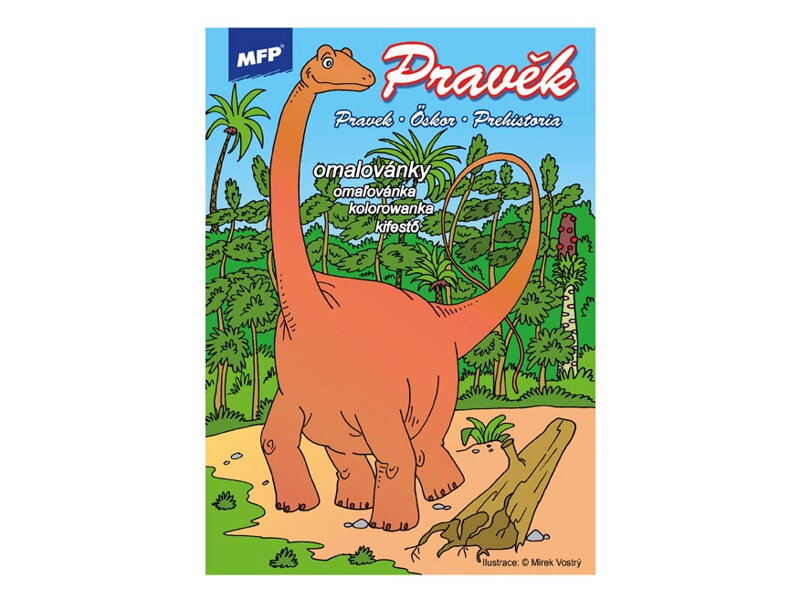 Omaľovánky MFP A4 Pravek