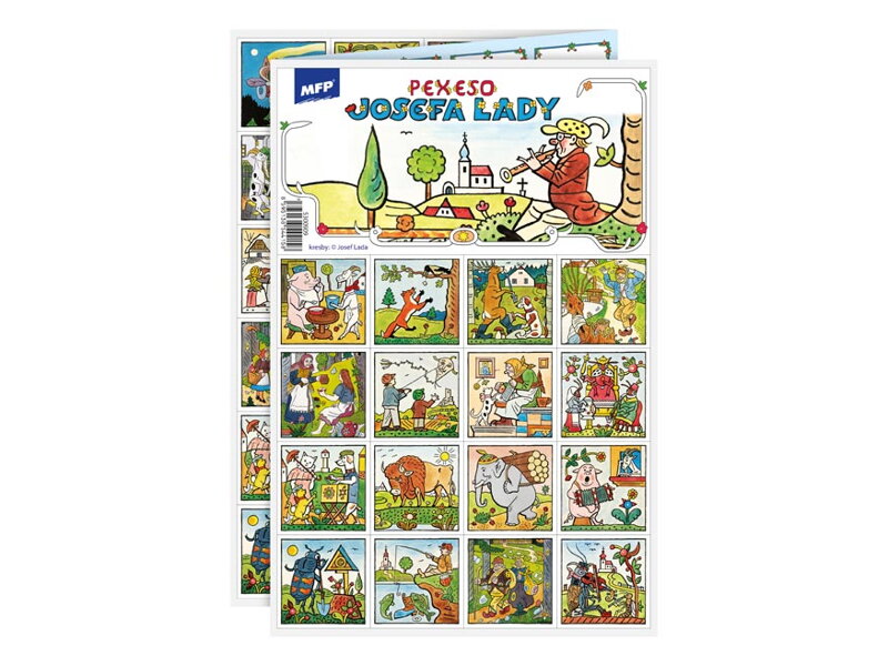 Pexeso MFP 3xA4 Jozef Lada Pexeso MFP 3xA4 Jozef Lada