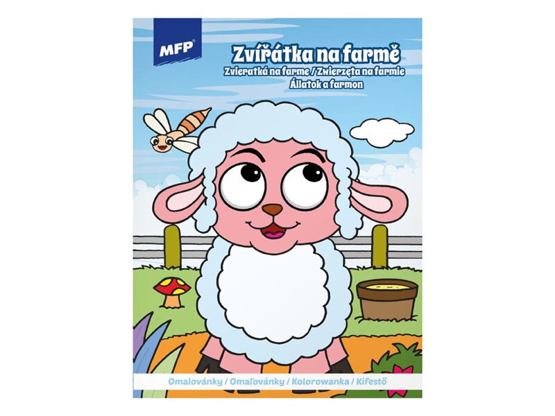 Omaľovanky MFP A4 Zvířátka na farme 210x276mm/16 Omaľovanky MFP A4 Zvířátka na farme 210x276mm/16