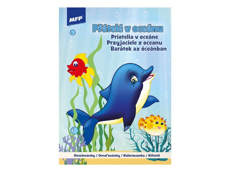 Omaľovanky MFP A4 Přátelé v oceánu 2 210x295mm/16 Omaľovanky MFP A4 Přátelé v oceánu 2 210x295mm/16