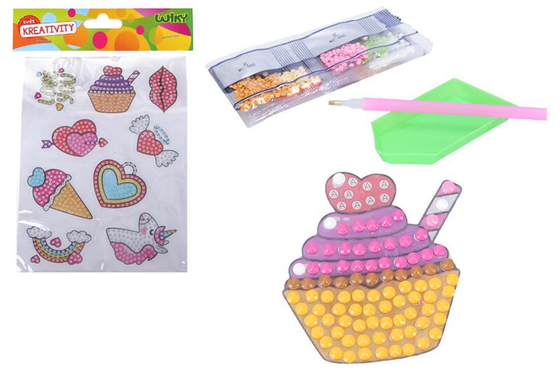 Kreatívne set W033543 diamond nálepky MIX