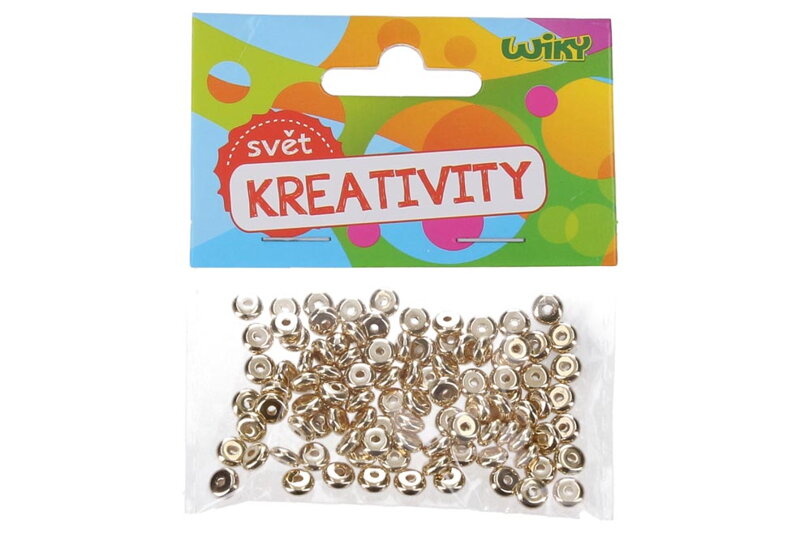Zlaté gorálky W033516 6x3 mm - 100ks