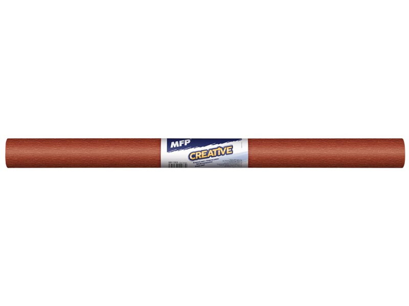 Krepový papier roľa 50x200cm hnedý tmavý