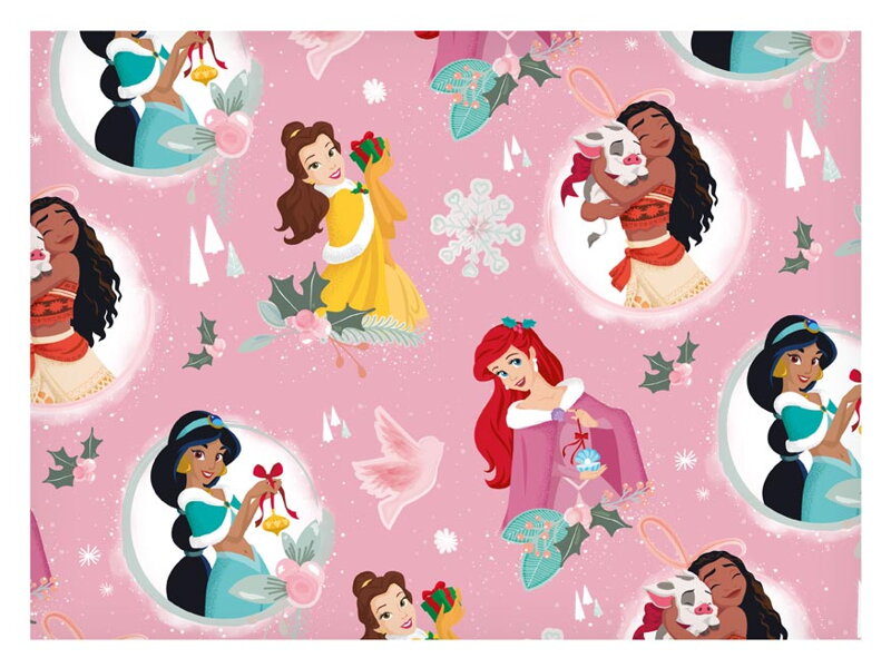Baliaci papier vianočný LUX YV044 Disney (Princess) Baliaci papier vianočný LUX YV044 Disney (Princess)