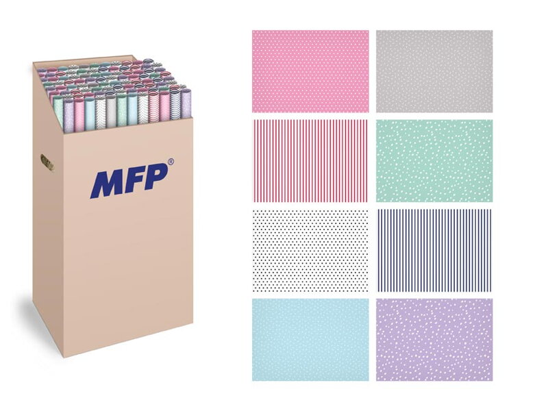 Baliaci papier rolky 2x100x70 LUX MIX