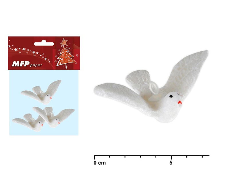 Holubica sypaná set 7,5cm/3ks