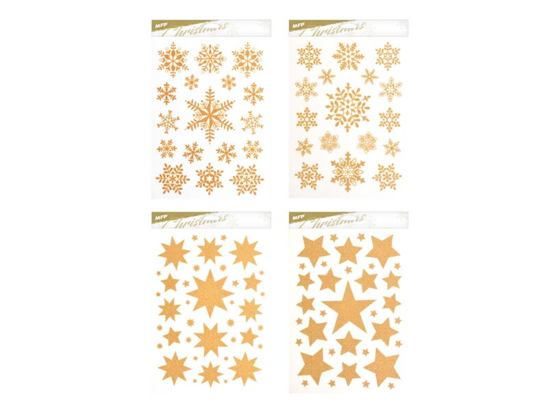 Okenná fólia vianoce gliter VA022 20x30cm