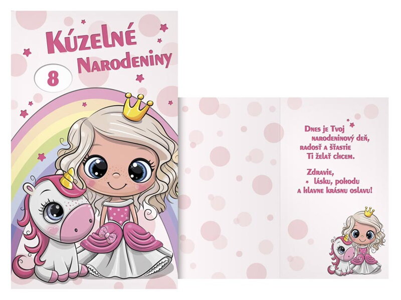 SK Blahoželanie k narodeninám otočné, detské M33- 121 W SK Blahoželanie k narodeninám otočné, detské M33- 121 W